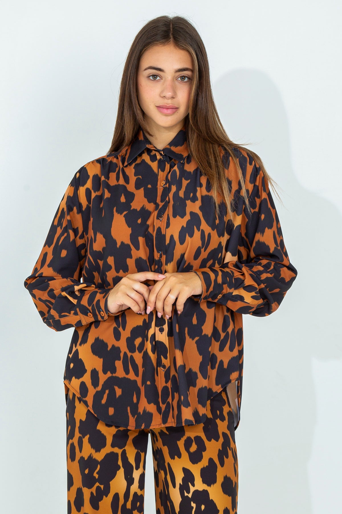 Camicia animalier over