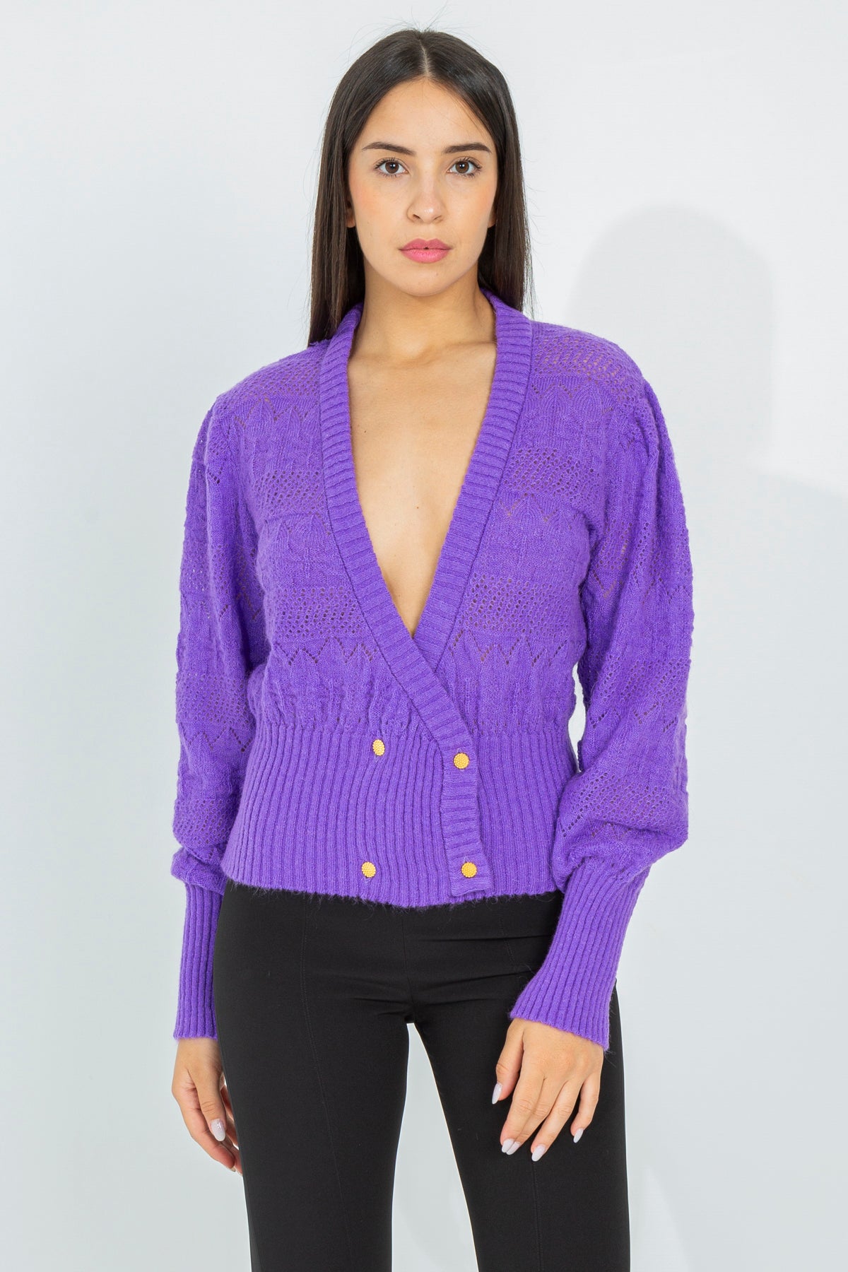 Cardigan doppiopetto