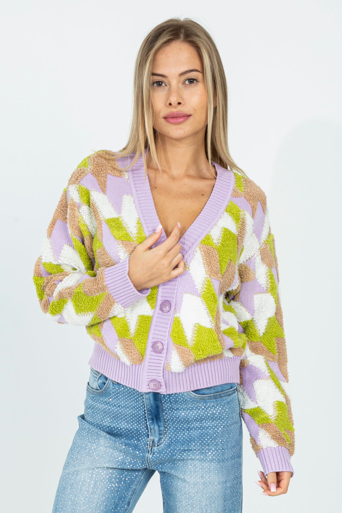 Cardigan multicolor