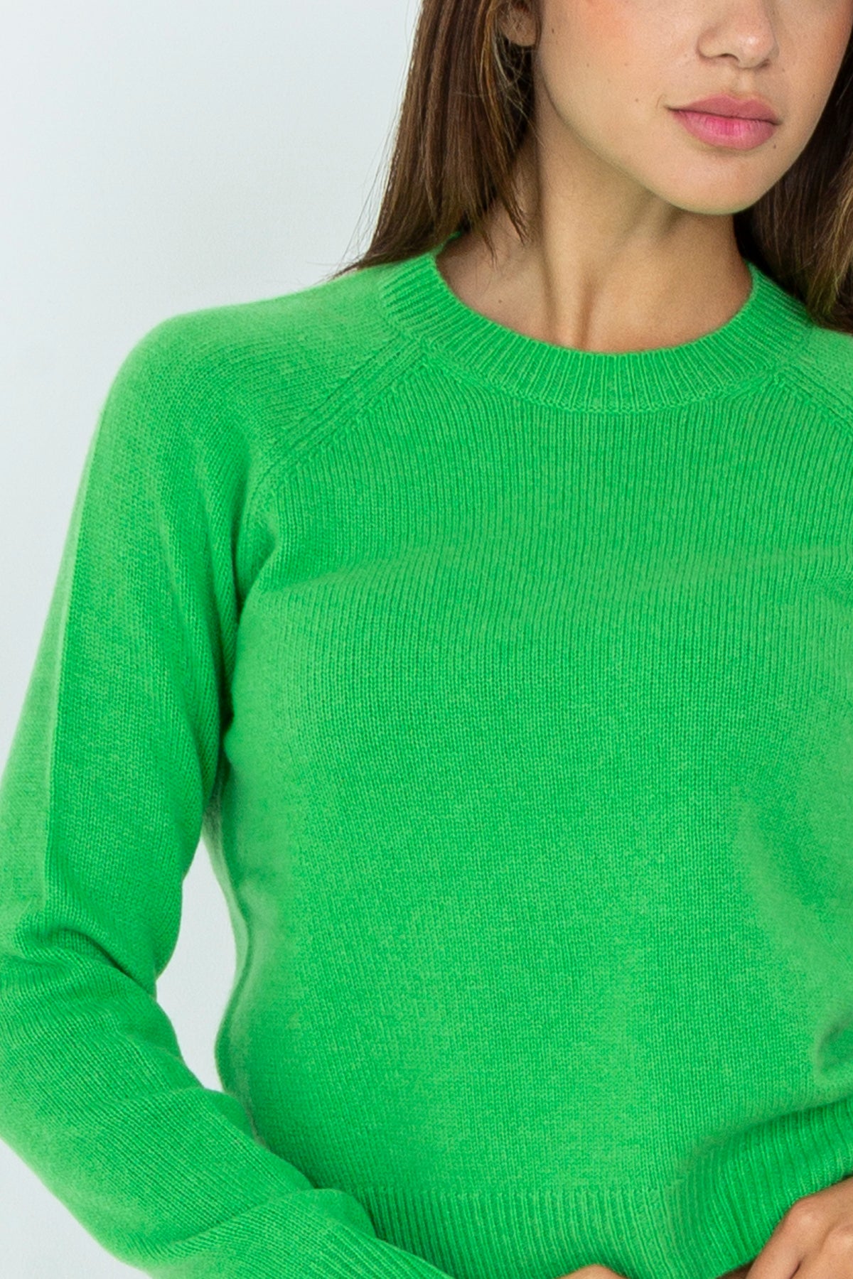 Maglia girocollo in cashmere