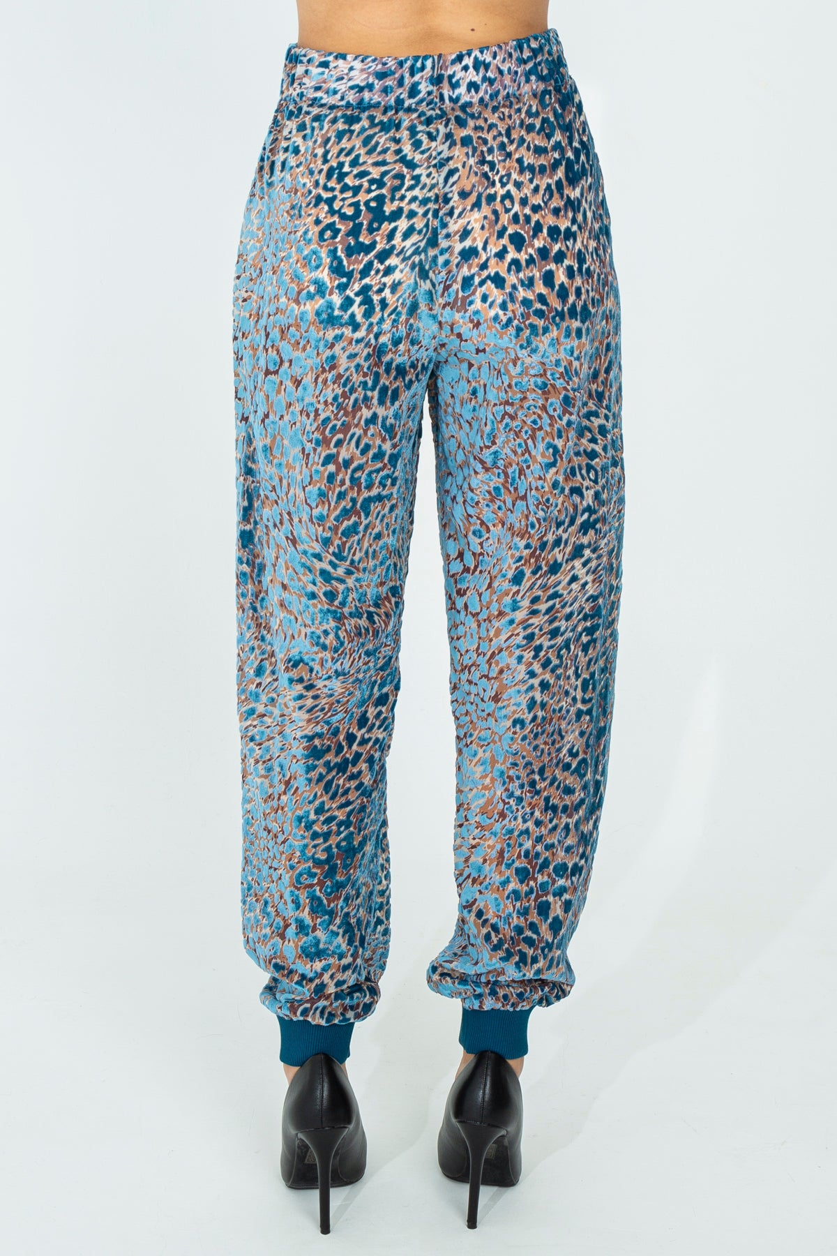 Pantalone animalier in ciniglia