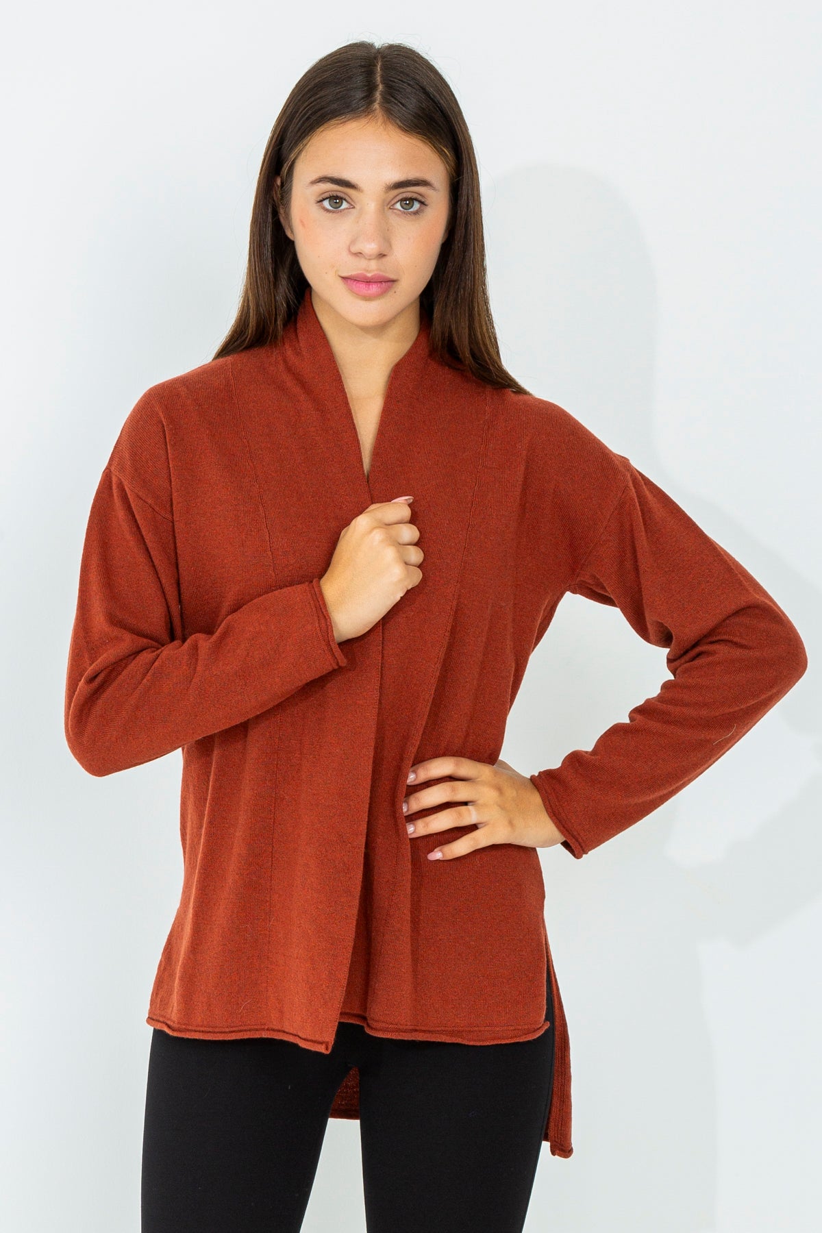 Cardigan in misto cashmere