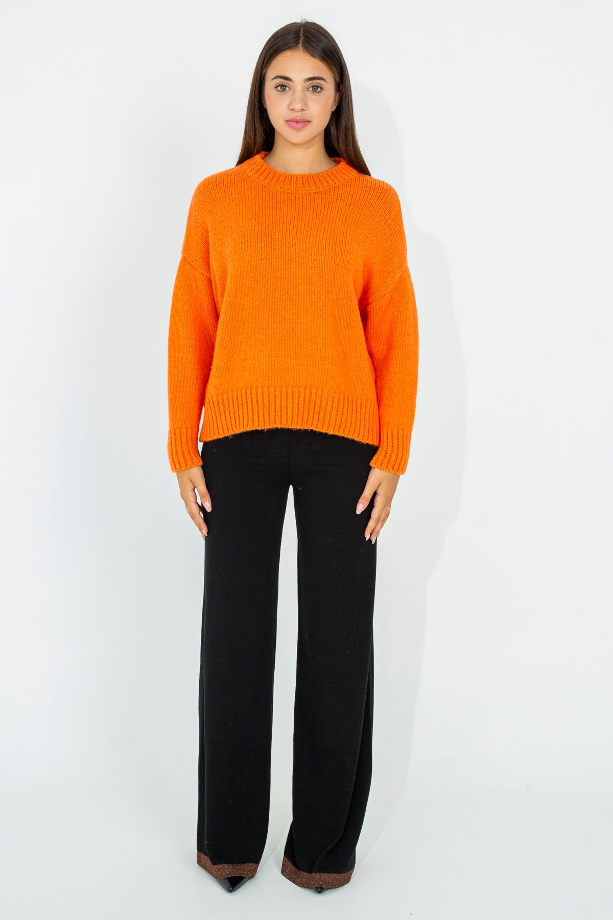 Pullover in misto lana