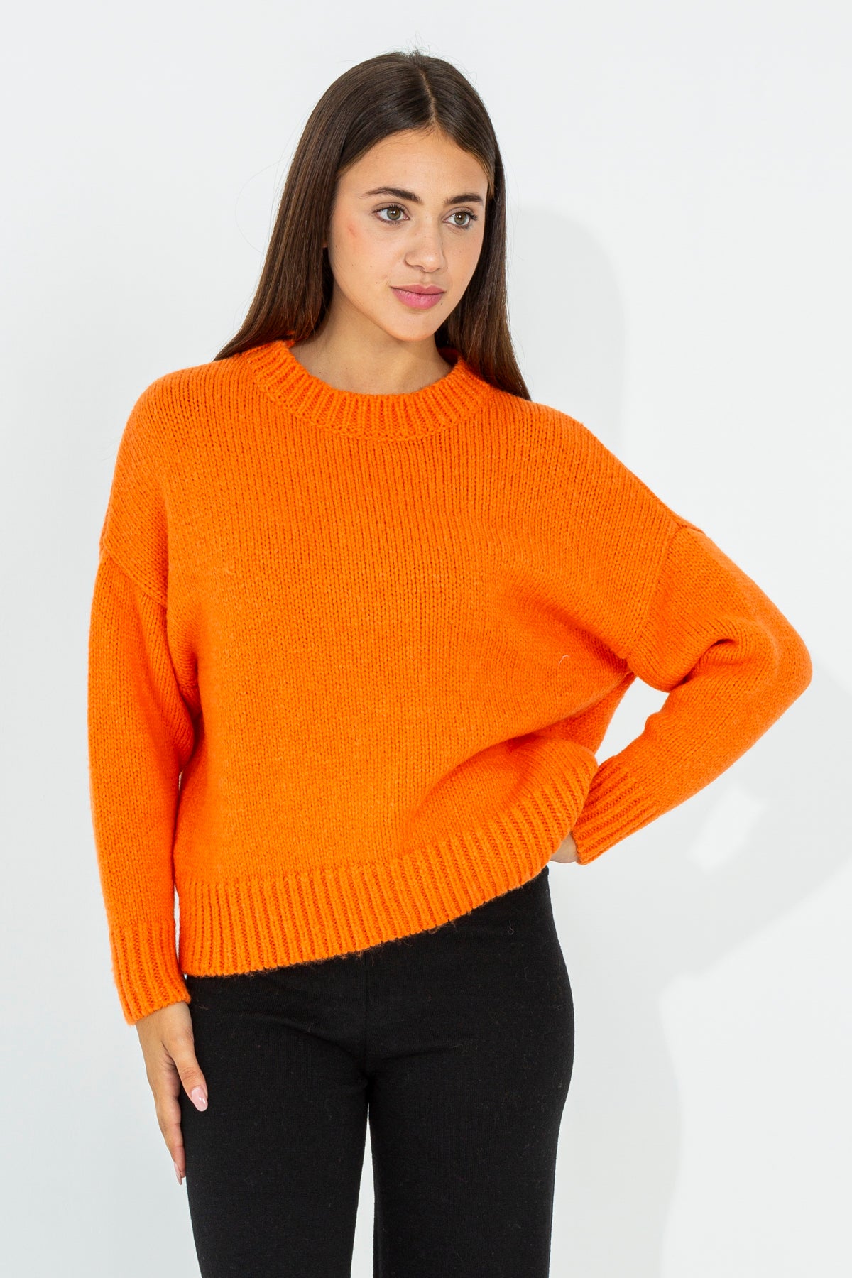 Pullover in misto lana