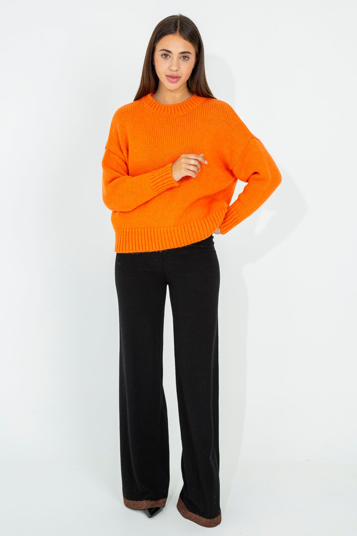 Pullover in misto lana