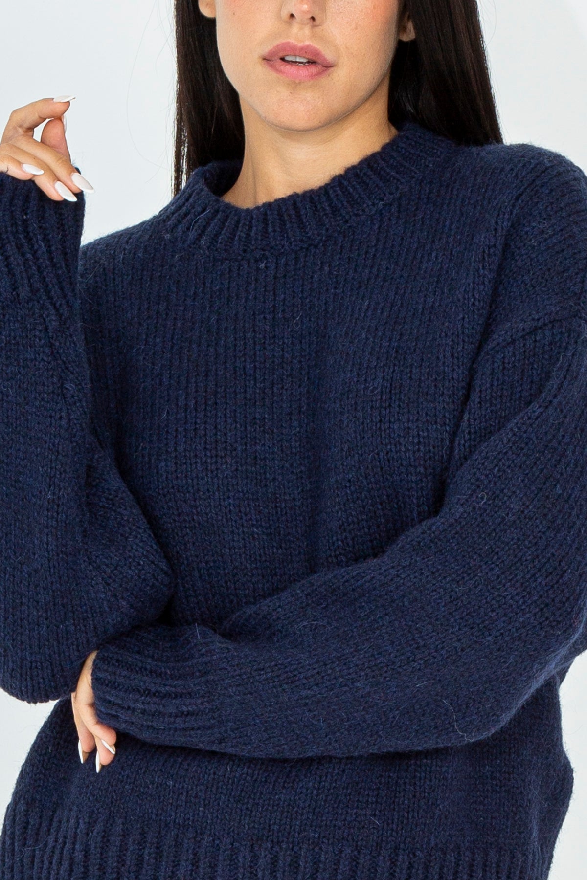 Pullover in misto lana