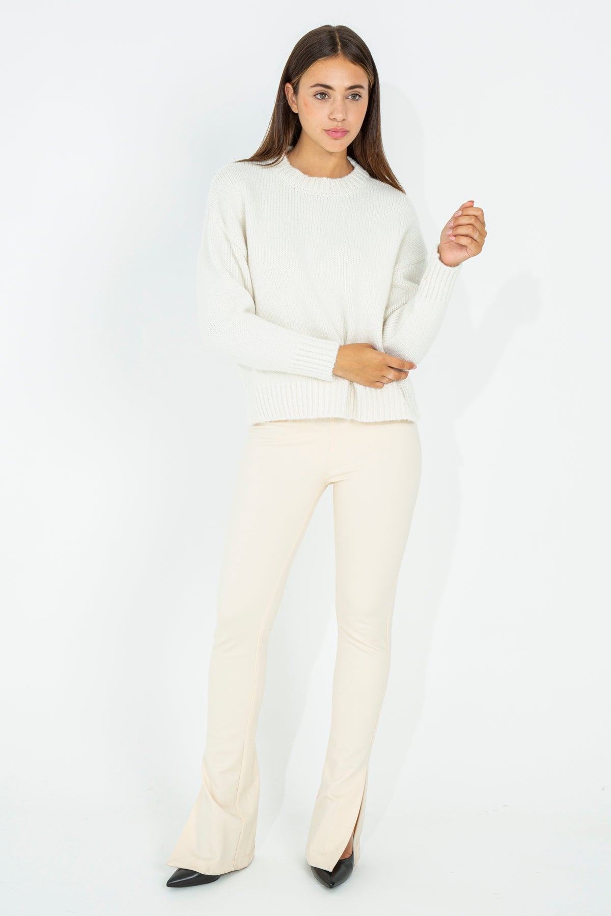 Pullover in misto lana