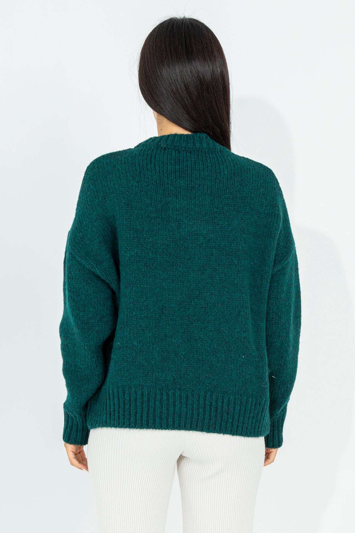 Pullover in misto lana