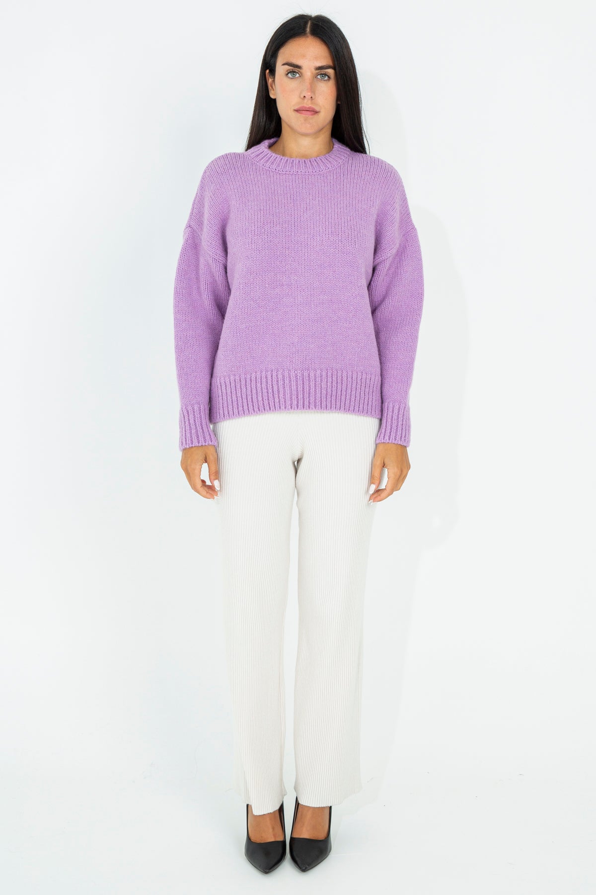 Pullover in misto lana