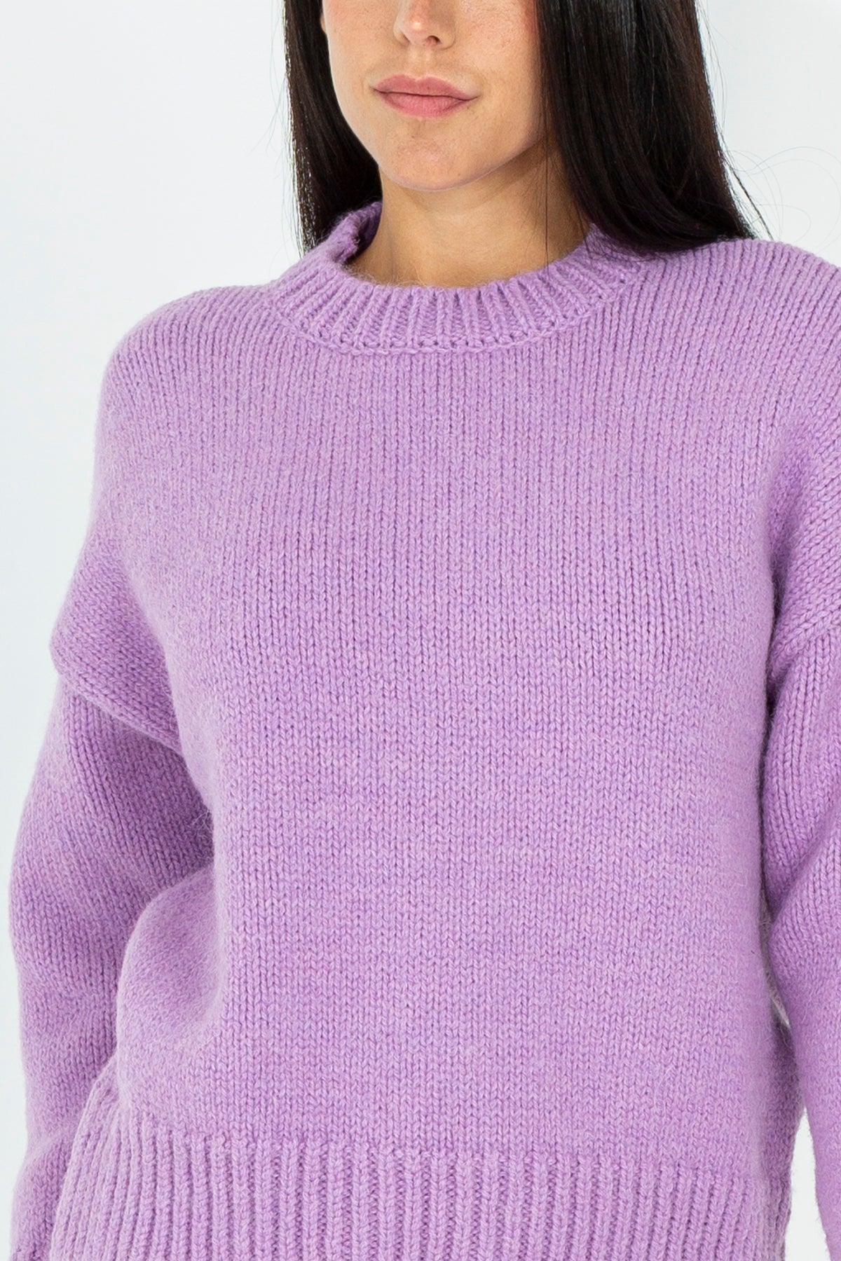 Pullover in misto lana