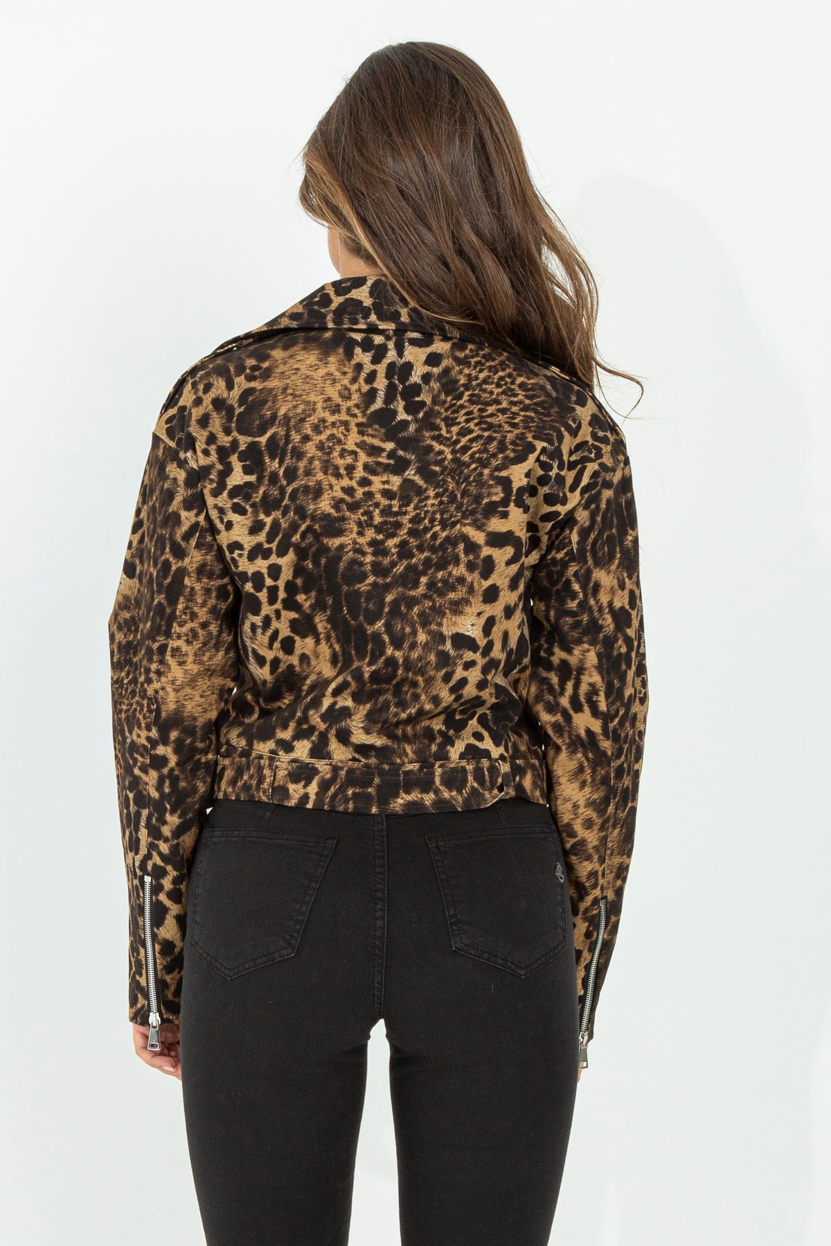 Chiodo crop animalier