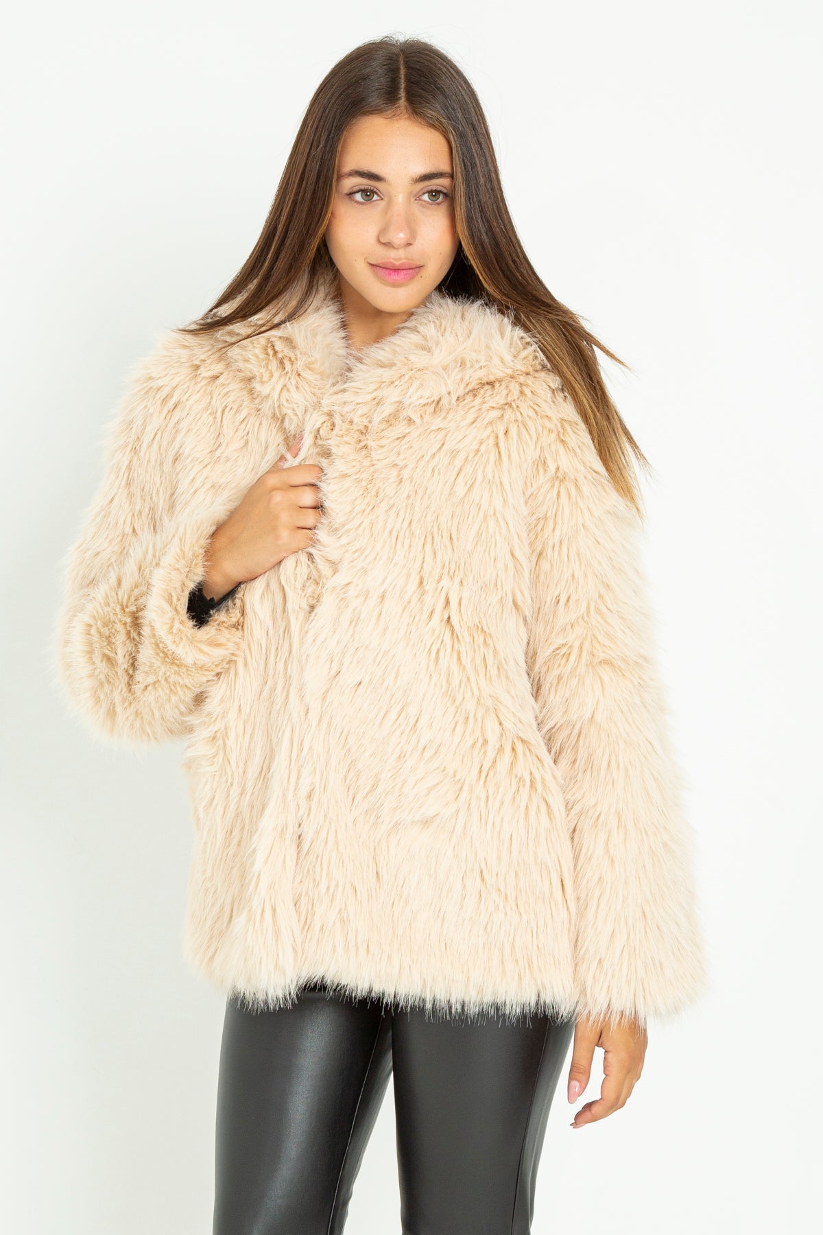 Pelliccia eco-fur over