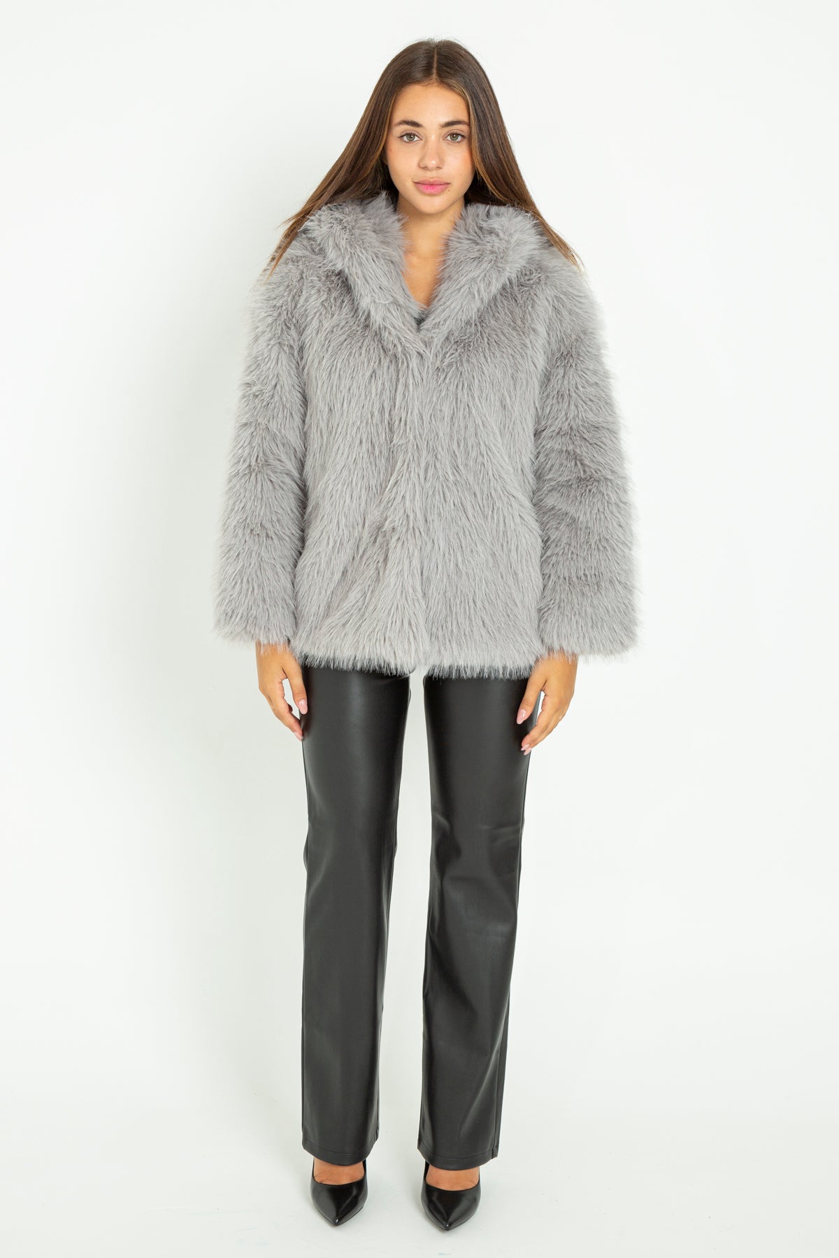 Pelliccia eco-fur over