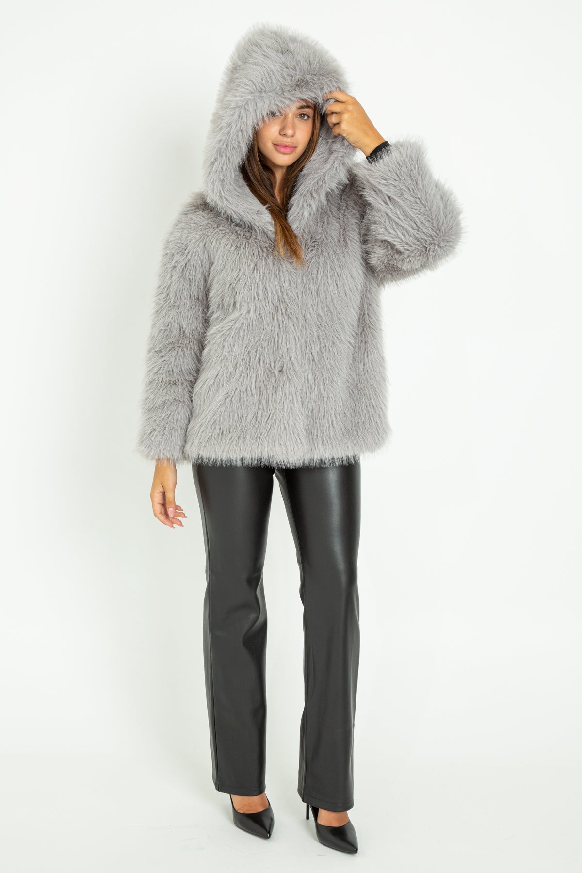 Pelliccia eco-fur over