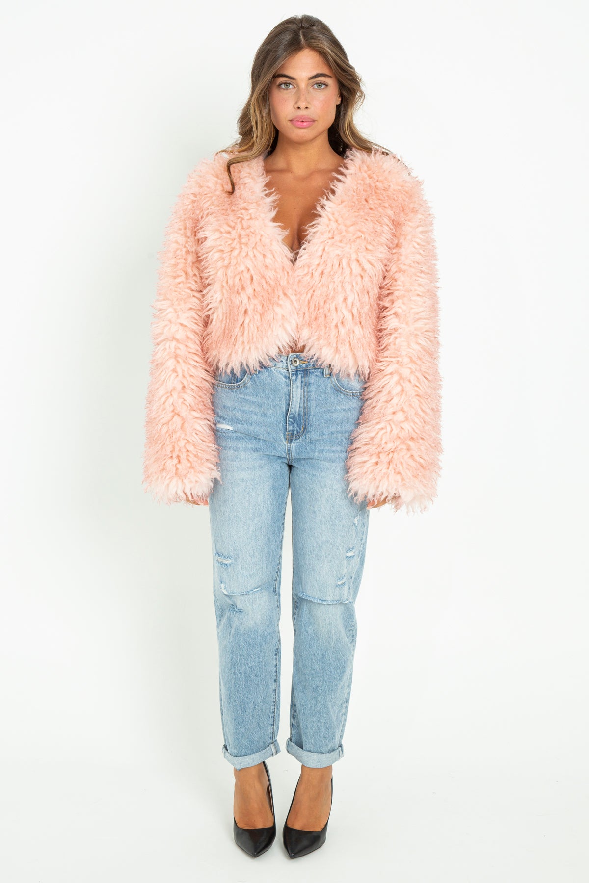 Pelliccia eco-fur corta