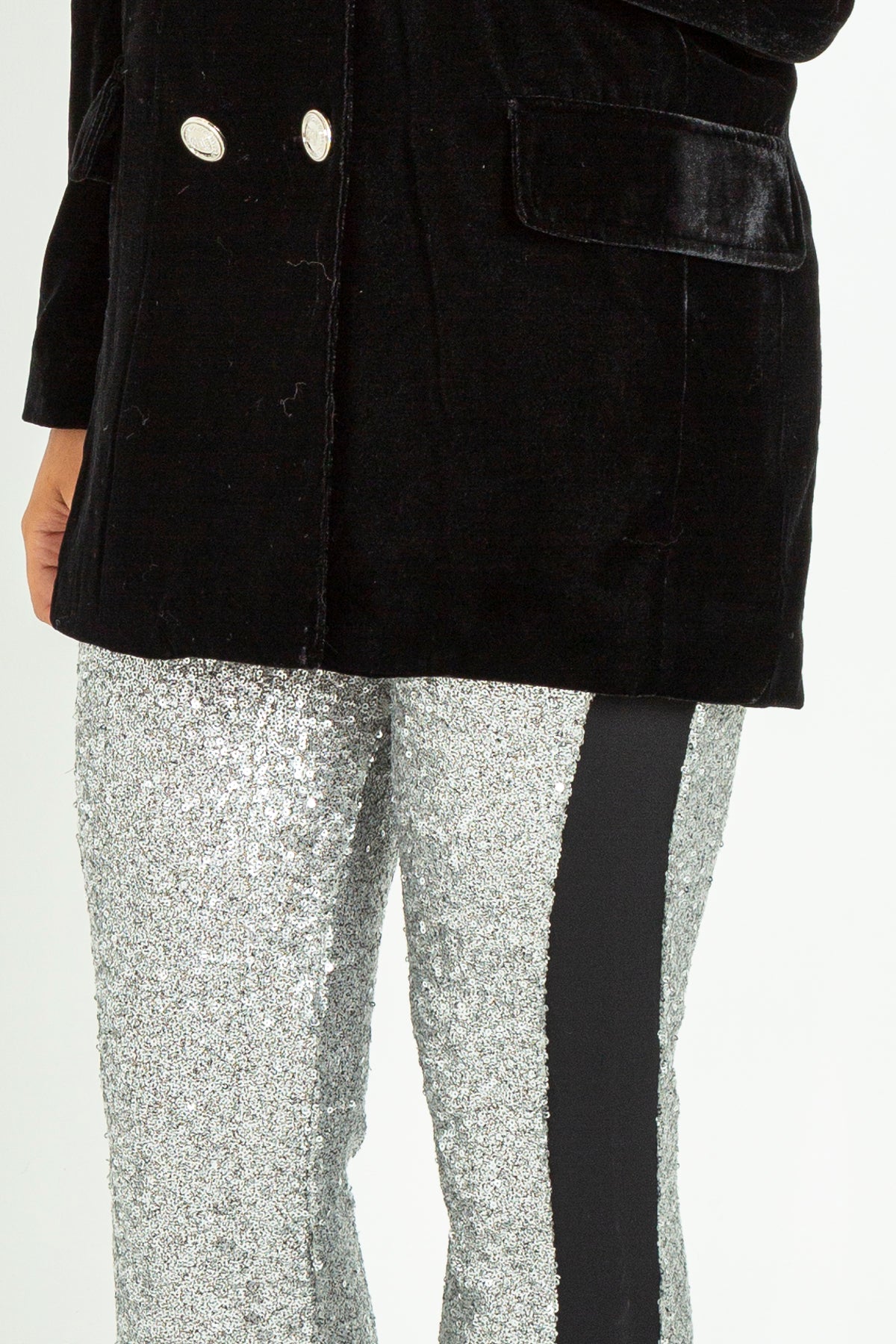 Pantaloni in paillettes