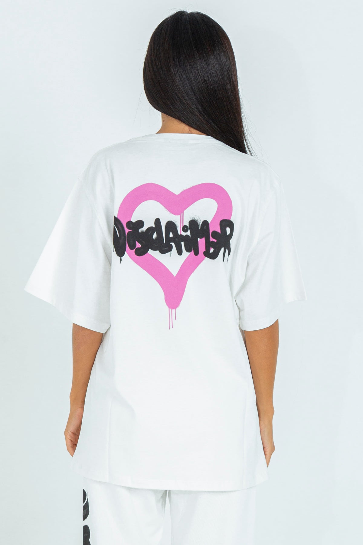 T-shirt con stampa heart