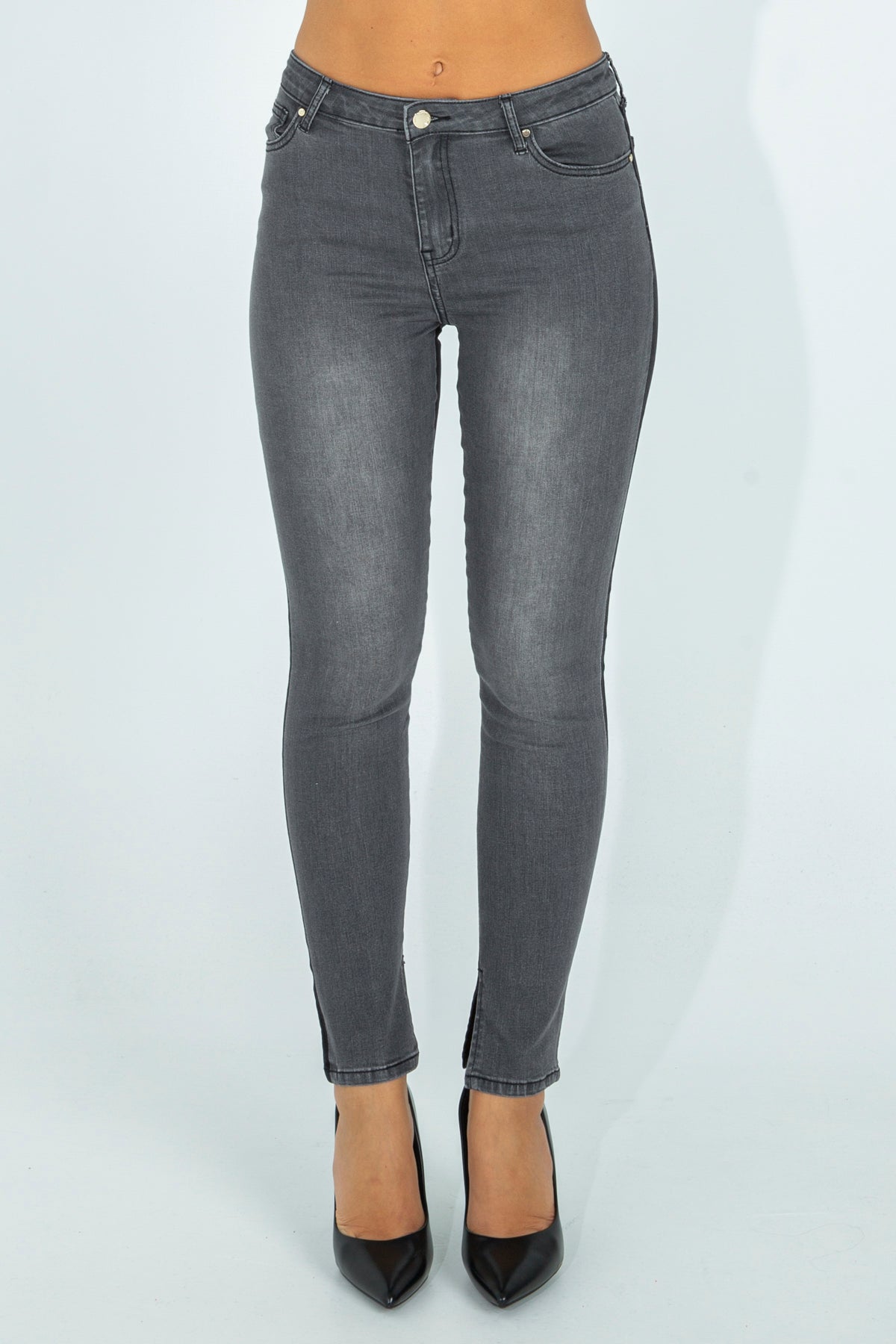 Jeans skinny bi-color