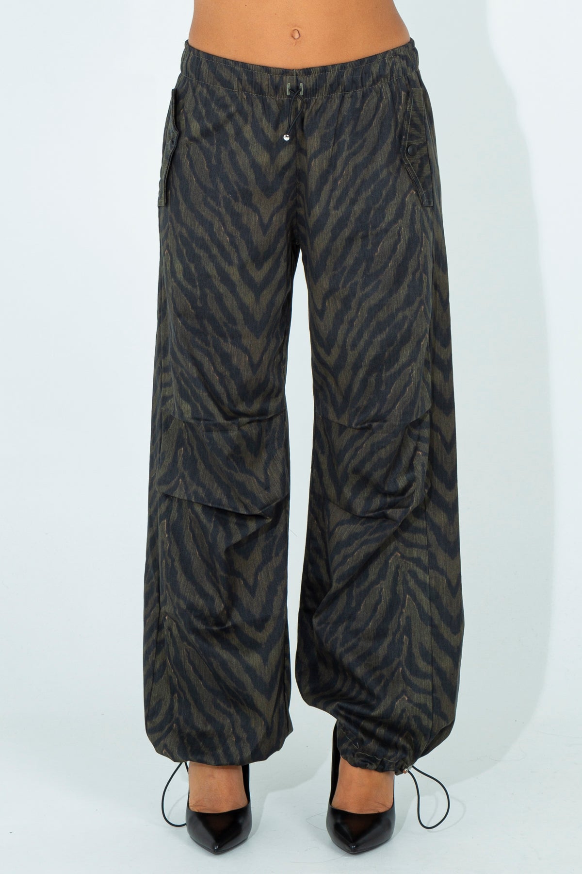 Pantalone baggy animalier